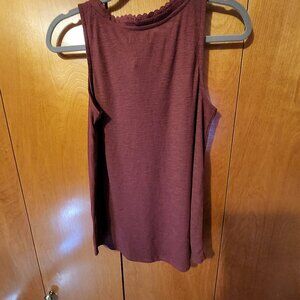 Maurices tank top,  maroon color, medium